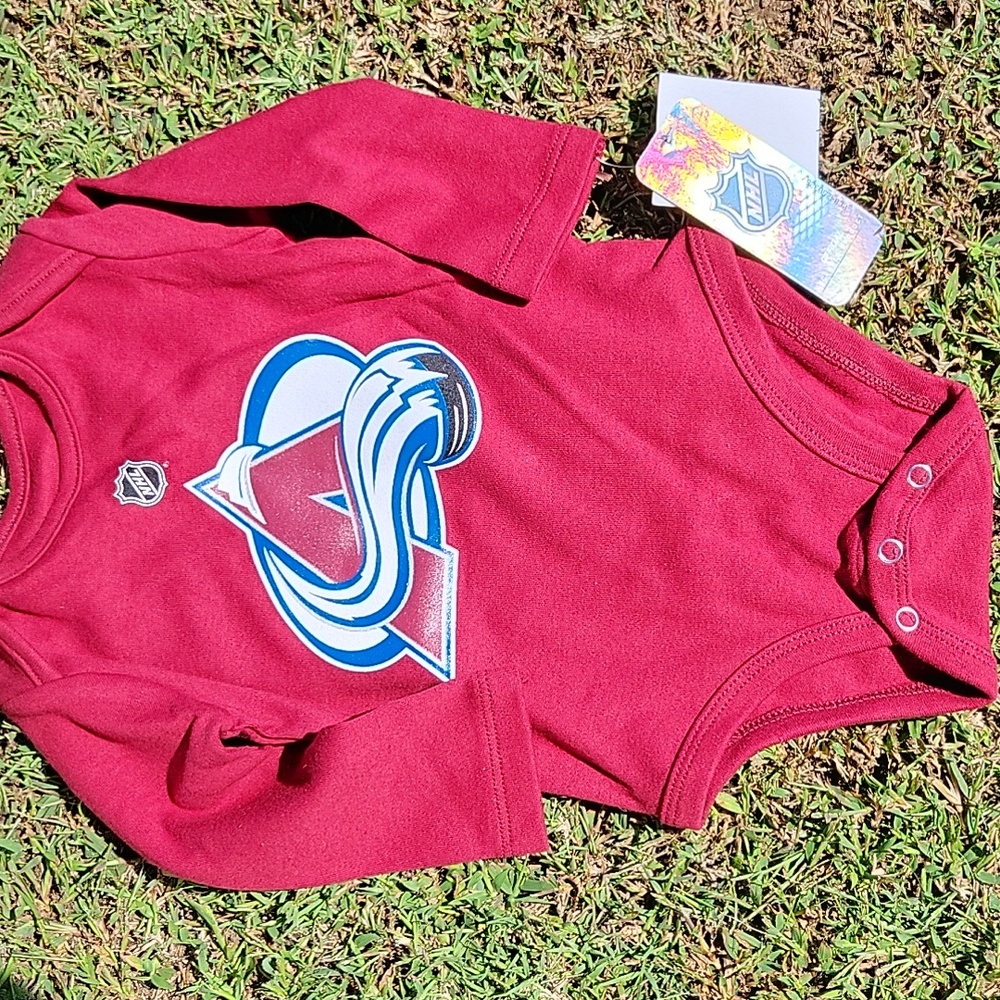 Avalanche Maroon Baby Onesie National Hockey League